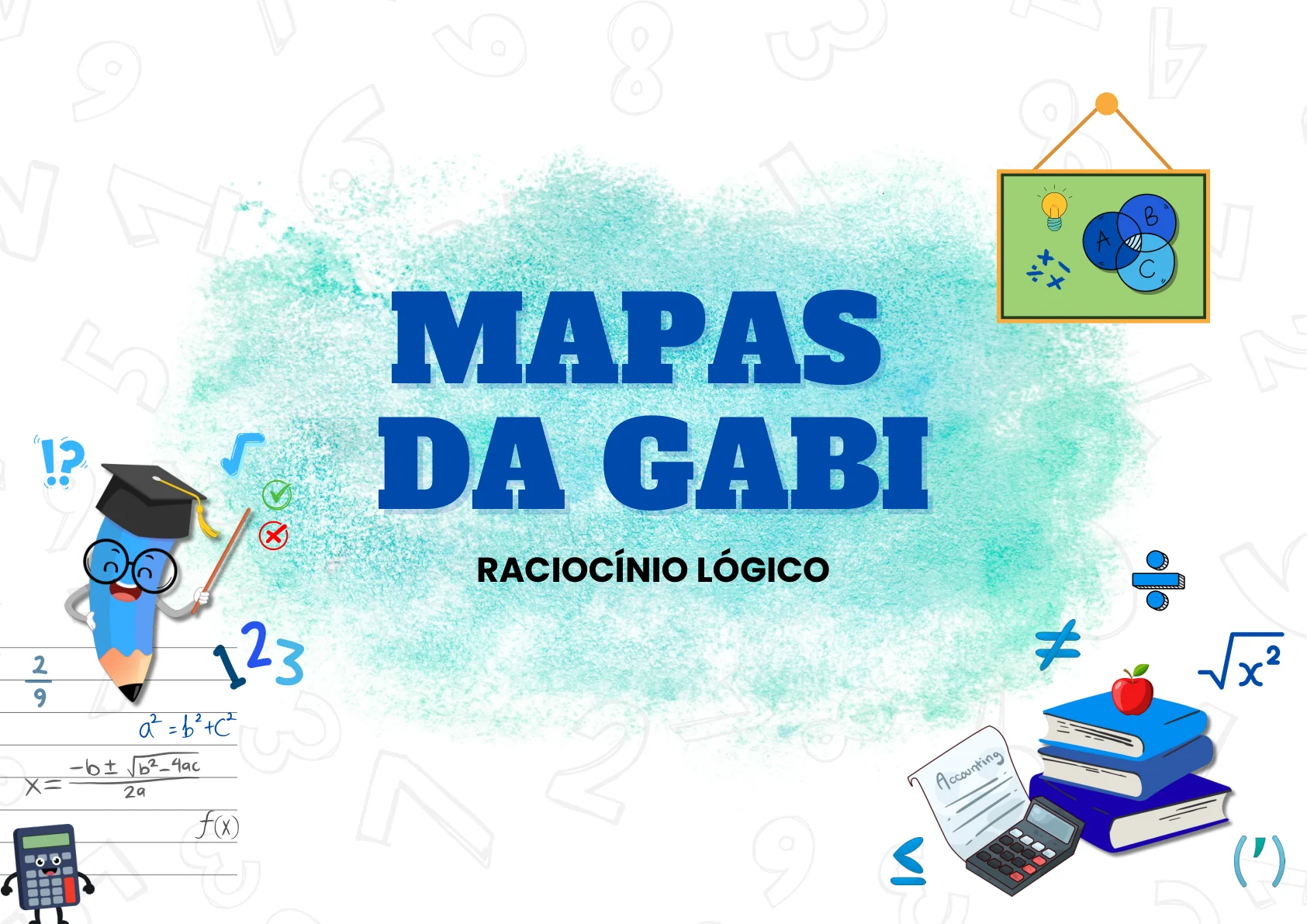 Mapa mental de Raciocínio Lógico — página 1